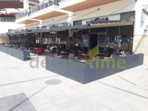 Dekoratif Cafe Saksıları, Peyzaj Uygulaması