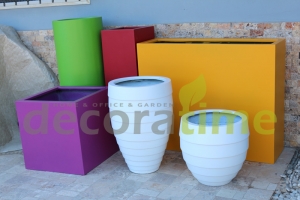 Fiber Saksı İmalatı, Büyük Saksı, Dekoratif Saksı