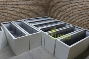 fiber büyük dekoratif saksılar